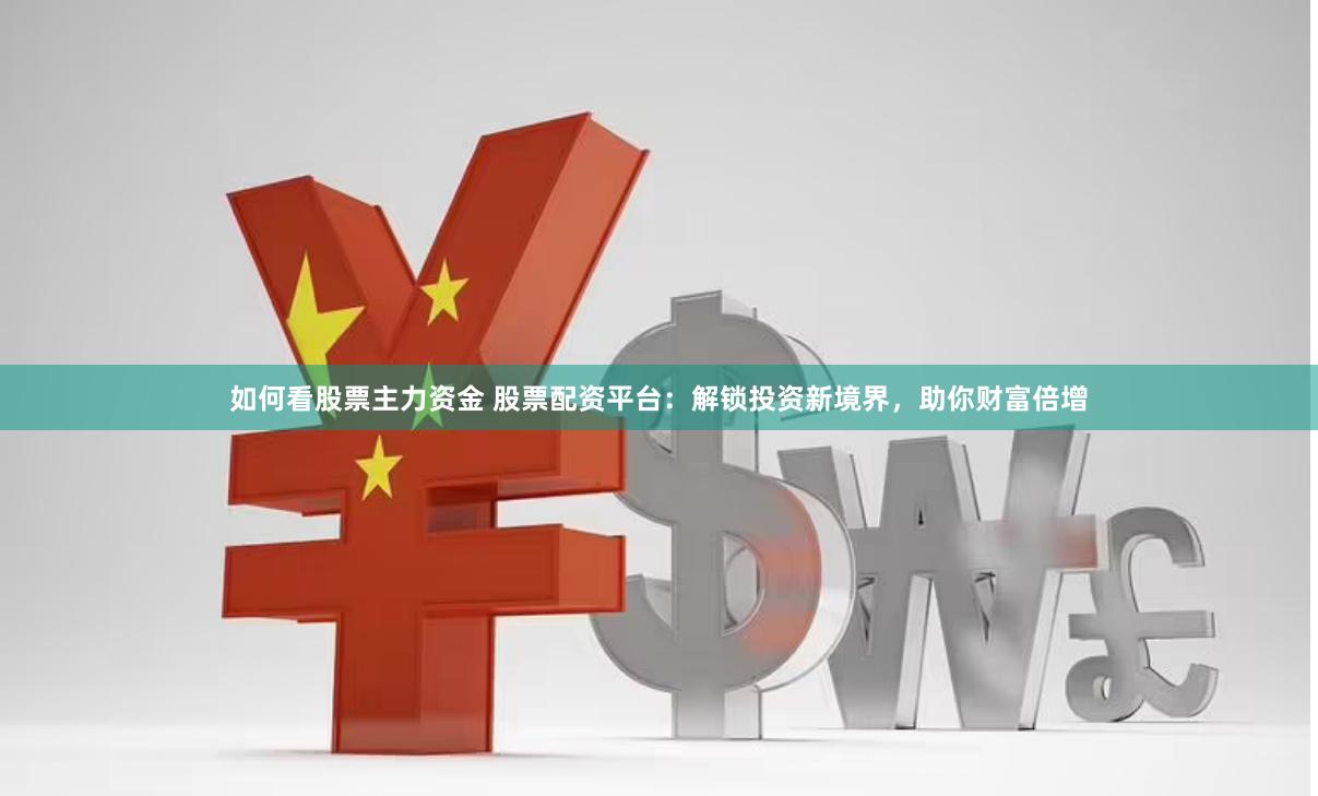 如何看股票主力资金 股票配资平台：解锁投资新境界，助你财富倍增